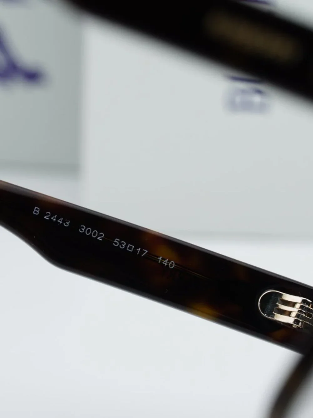 Burberry BE2443 3002 Square Eyeglasses - Havana 53mm - Picture 8 of 10